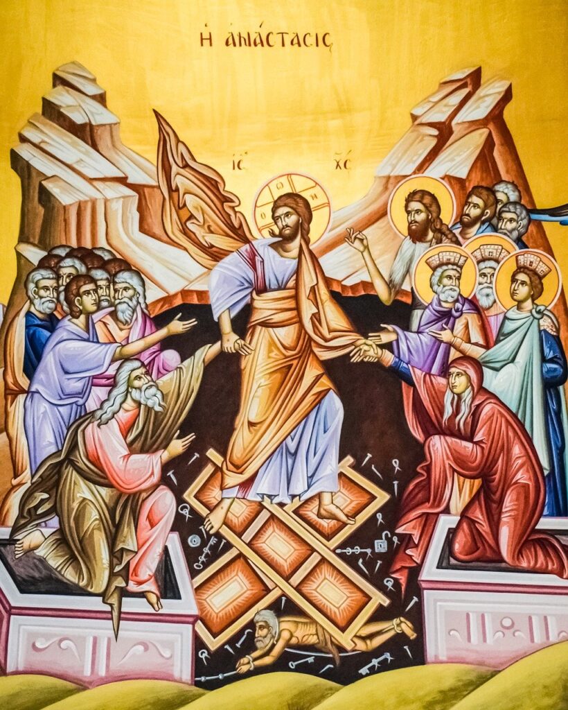 resurrection of christ, jesus risen, iconography